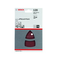 LIJA VELCRO BOSCH PSM160A G120 10 UNIDADES