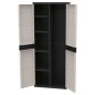 ARMARIO RESINA ESCOBERO 70X41X176CM NEGRO