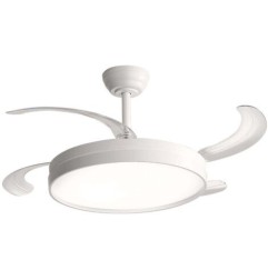 VENTILADOR TECHO ASPAS PLEGABLES 30W LED