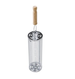 CESTA REDONDA PARRILLA BBQ MODELO AM28 8X20CM