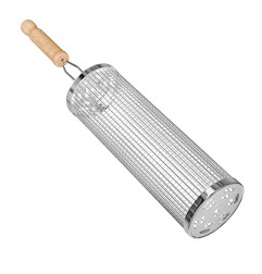 CESTA REDONDA PARRILLA BBQ MODELO AM28 8X20CM