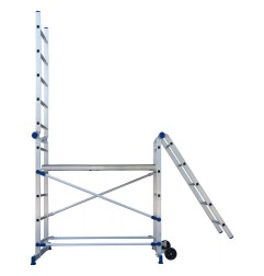 ANDAMIO ESCALERA PLEGABLE MULTIUSOS FAST 5