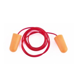 TAPÓN AUDITIVO CON CORDÓN NARANJA