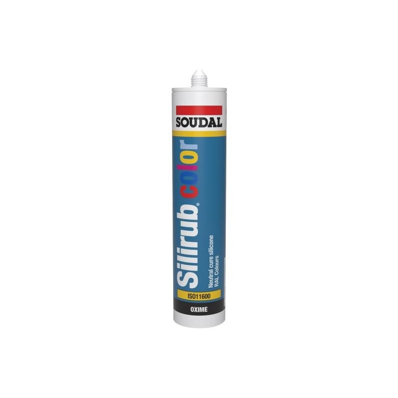 SILICONA SILIRUBCOLOR RAL 7016 300ML SOUDAL
