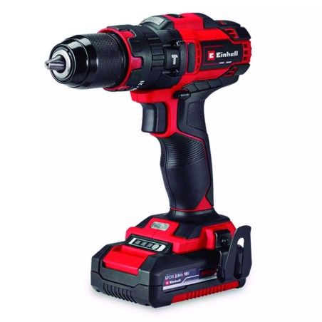 ATORNILLADOR PERCUTOR EINHELL TE-CD 18/40 + 64 ACC. 18V 2.5AH