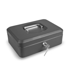 CAJA CAUDALES CON BANDEJA OPORTO L 25X18X9CM