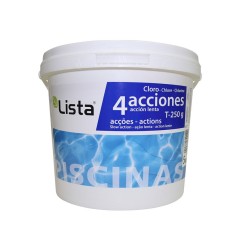 CLORO 4 ACCIONES T-250 GR. 5K LISTA