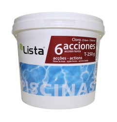 CLORO 6 ACCIONES T-250 GR. 5K LISTA