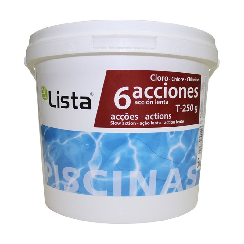 CLORO 6 ACCIONES T-250 GR. 5K LISTA