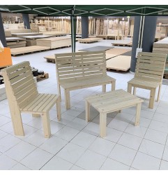 CONJUNTO PINO ALISTONADO