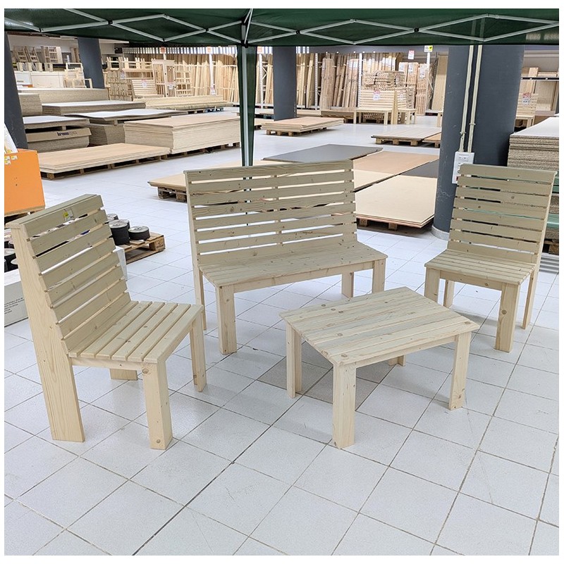 CONJUNTO PINO ALISTONADO