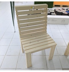 BANCO PINO ALISTONADO INDIVIDUAL 60X103X56CM