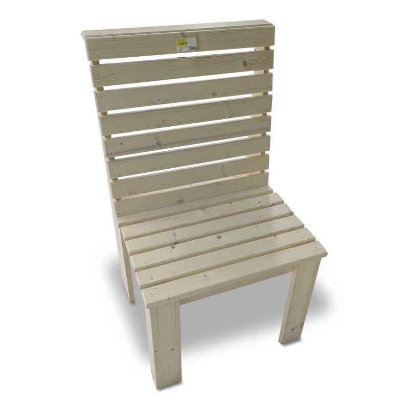 BANCO PINO ALISTONADO INDIVIDUAL 60X103X56CM