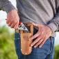 FUNDA CUERO CON PASADOR Y CLIP DE RESORTE FELCO 910
