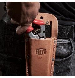 FUNDA CUERO CON PASADOR Y CLIP DE RESORTE FELCO 910