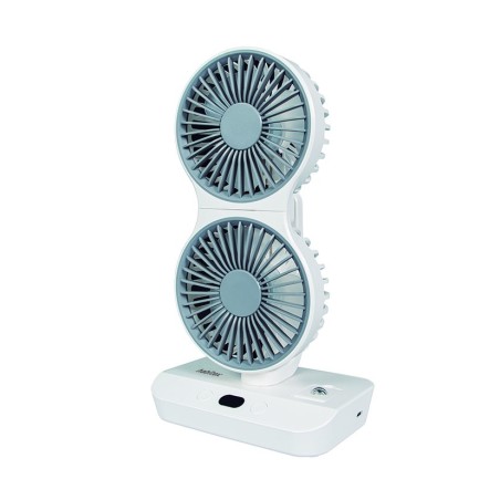 VENTILADOR DOBLE MESA BATERÍA V10 HABITEX