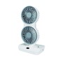 VENTILADOR DOBLE MESA BATERÍA V10 HABITEX