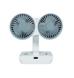 VENTILADOR DOBLE MESA BATERÍA V10 HABITEX