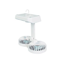 VENTILADOR DOBLE MESA BATERÍA V10 HABITEX