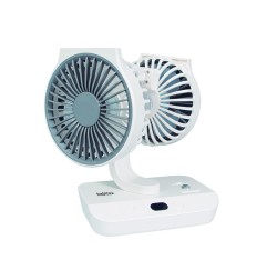 VENTILADOR DOBLE MESA BATERÍA V10 HABITEX