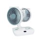 VENTILADOR DOBLE MESA BATERÍA V10 HABITEX