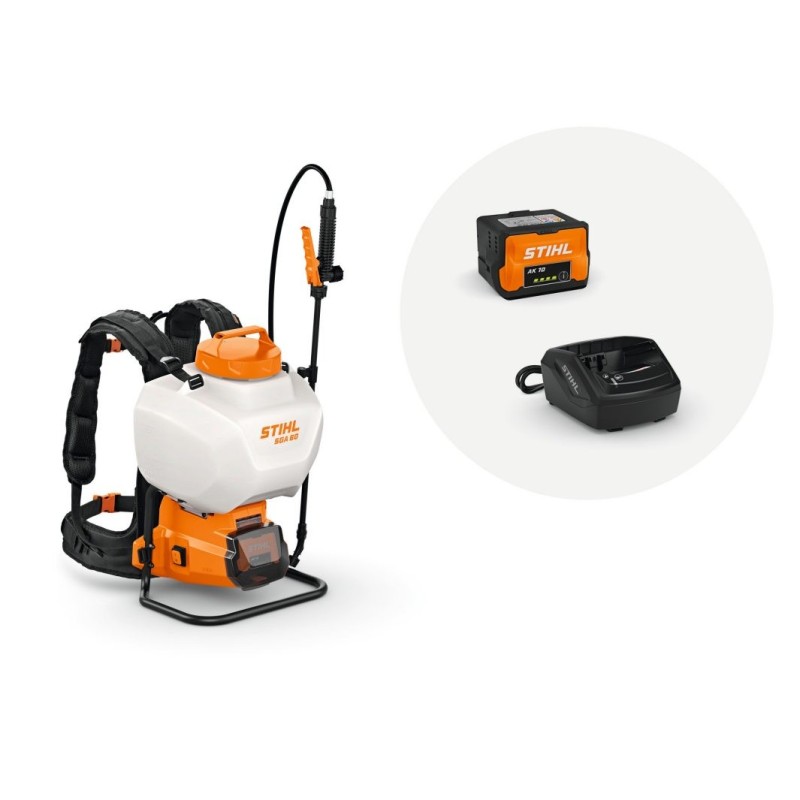 PULVERIZADOR BATERÍA SGA 60 CON AK 10 Y AL 101 PULVERIZADOR BATERÍA SGA 60 CON AK 10 Y AL 101