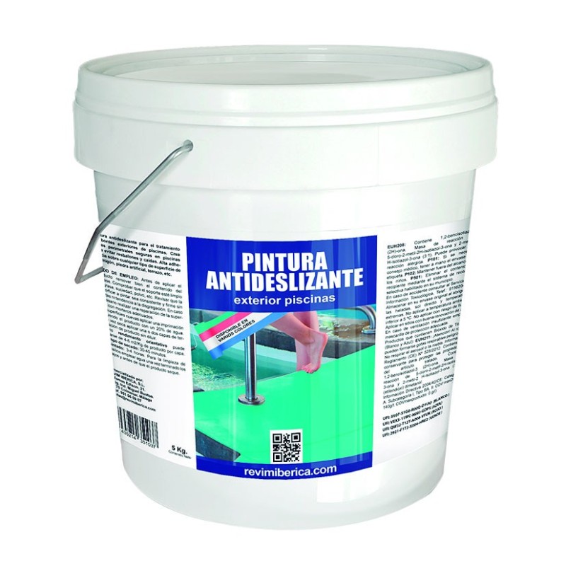 PINTURA ANTIDESLIZANTE PISCINA BLANCA EXTERIOR 5KG PINTURA ANTIDESLIZANTE PISCINA BLANCA EXTERIOR 5KG