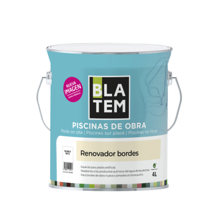 PINTURA RENOVADOR BORDES PISCINAS BLANCO 4L BLATEM