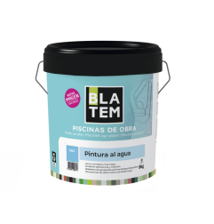 PINTURA AL AGUA PISCINAS AZUL 5KG BLATEM