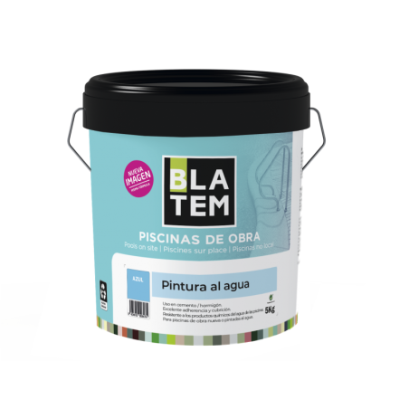 PINTURA AL AGUA PISCINAS AZUL 5KG BLATEM