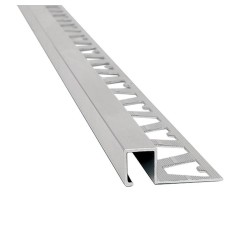 PERFIL ALUMINIO SAT. RECTANGULAR 10MM 2.5M