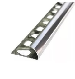 PERFIL ALUMINIO BRILLO REDONDO 10MM 2.5M