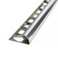 PERFIL ALUMINIO BRILLO REDONDO 10MM 2.5M