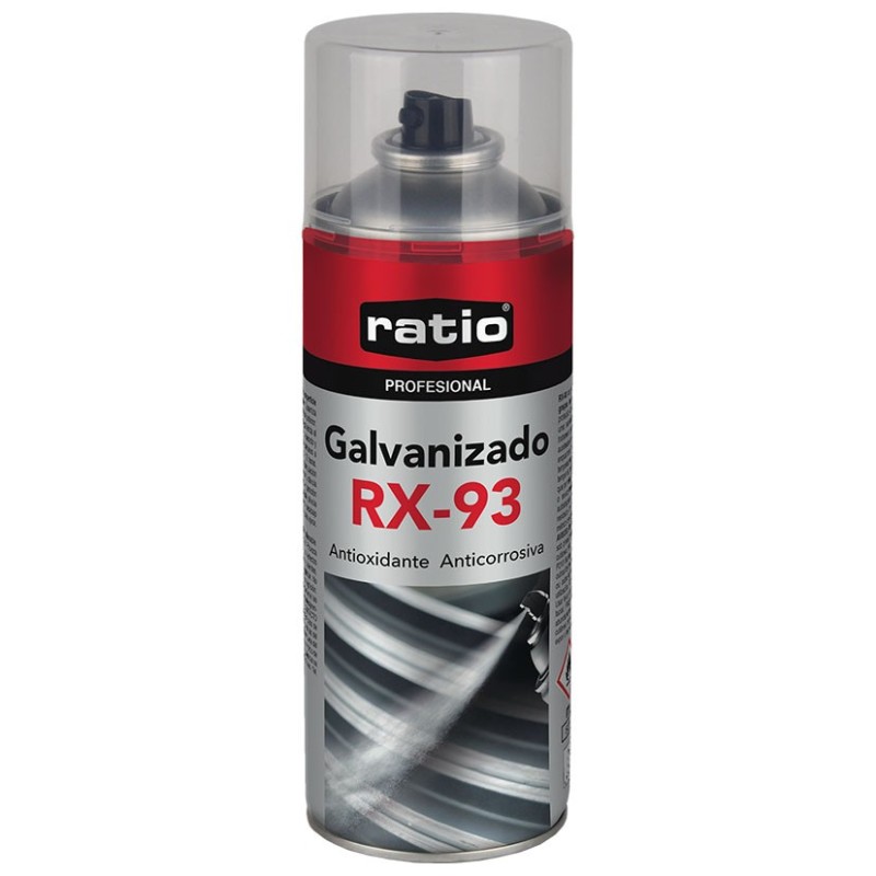SPRAY GALVANIZADO PLATA PROFESIONAL RX-93 400ML SPRAY GALVANIZADO PLATA PROFESIONAL RX-93 400ML