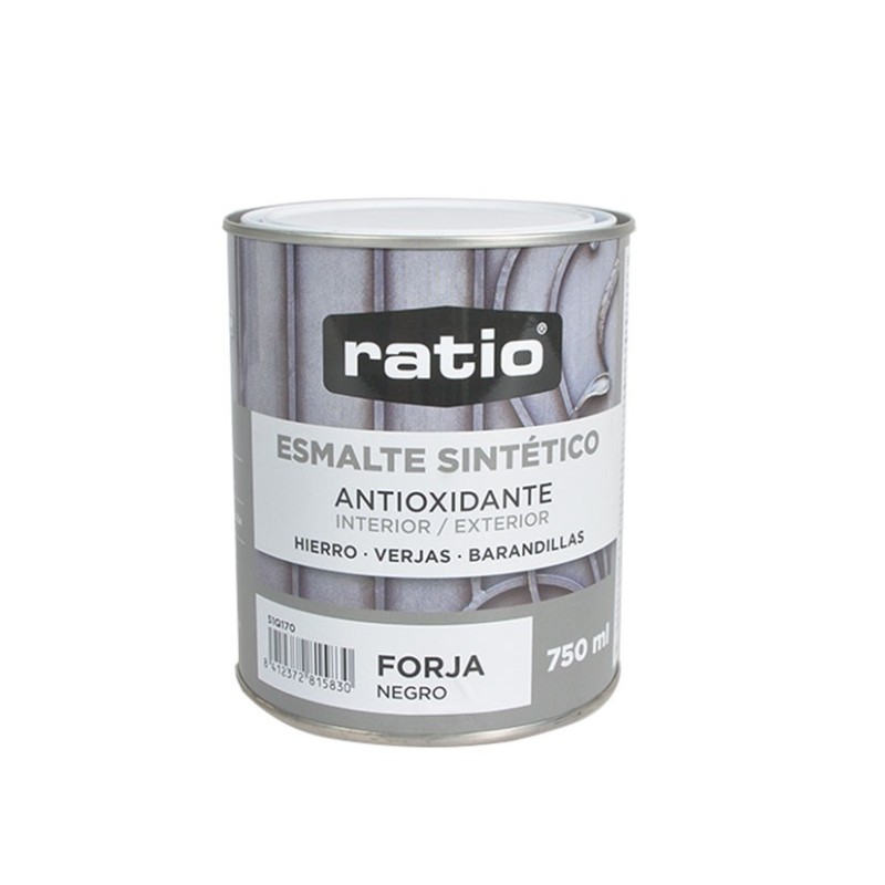 ESMALTE SINTÉTICO ANTIOXIDANTE NEGRO FORJA ESMALTE SINTÉTICO ANTIOXIDANTE NEGRO FORJA