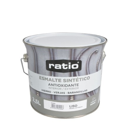 ESMALTE SINTETICO ANTIOXIDANTE NEGRO SATINADO