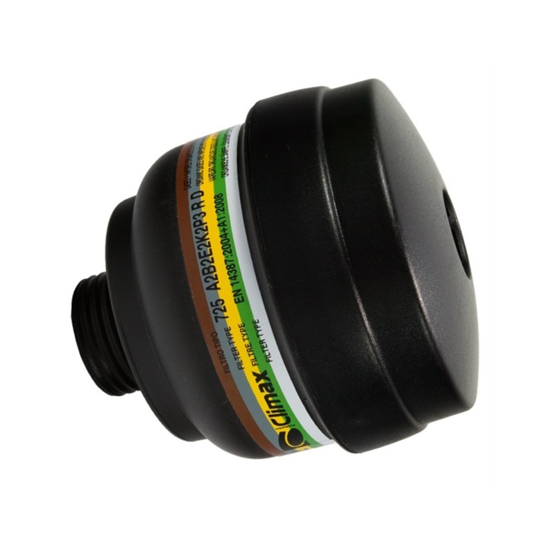FILTRO 725 A2-B2-E2-K2-HG-P3 PARA MASCARILLA 731 Y 741 CLIMAX FILTRO 725 A2-B2-E2-K2-HG-P3 PARA MASCARILLA 731 Y 741 CLIMAX