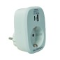 ADAPTADOR CON USB A+C DUOLEC