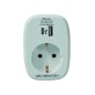 ADAPTADOR CON USB A+C DUOLEC