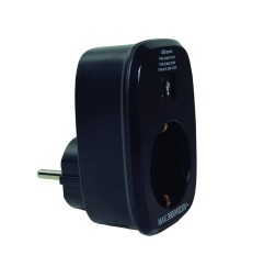 ADAPTADOR CON USB A+C DUOLEC