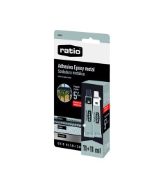 ADHESIVO EPOXY METAL RATIO 5MIN 11+11ML