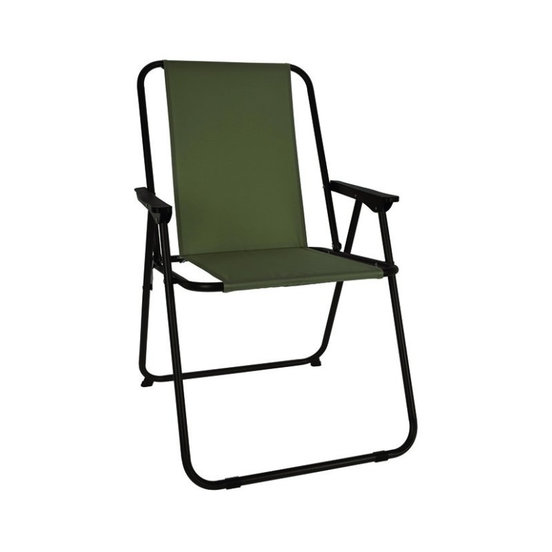 SILLA PLEGABLE BEIGE OSCURO CAMPING Y109