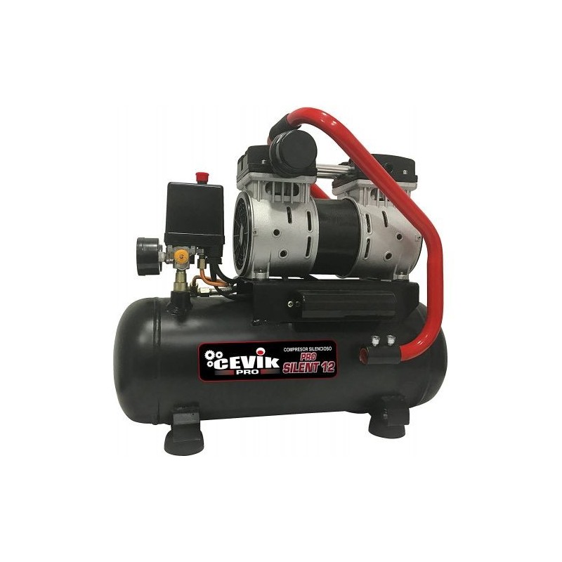 COMPRESOR SILENT 12L 1HP CEVIK PRO CA-PRO12SILENT COMPRESOR SILENT 12L 1HP CEVIK PRO CA-PRO12SILENT