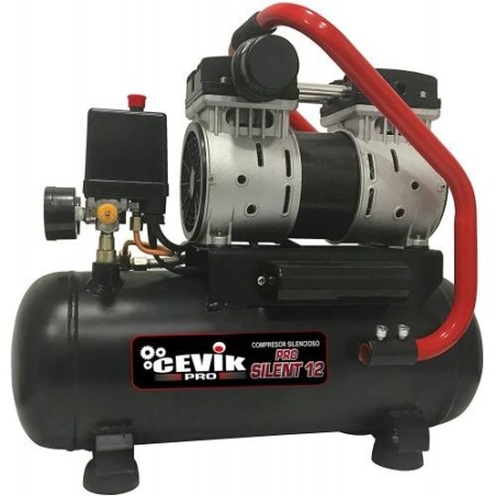 COMPRESOR SILENT 12L 1HP CEVIK PRO CA-PRO12SILENT