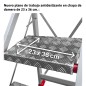 TABURETE ESCALERA ALTA SEGURIDAD ALUMINIO FARAONE TABURETE ESCALERA ALTA SEGURIDAD ALUMINIO FARAONE