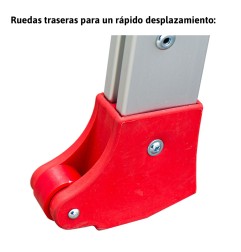 TABURETE ESCALERA ALTA SEGURIDAD ALUMINIO FARAONE