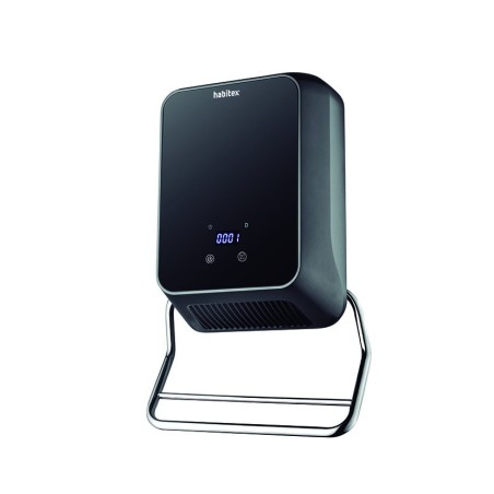 CALEFACTOR SPLIT CON TOALLERO 2000W HABITEX NEGRO