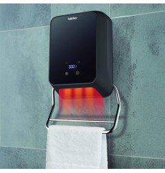 CALEFACTOR SPLIT CON TOALLERO 2000W HABITEX NEGRO