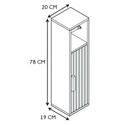 MOBILIARIO KLAUS MUEBLE PAPEL WC