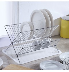 ESCURREPLATOS CROMADO PLEGABLE HABITEX